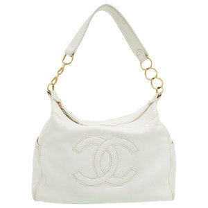 Chanel Coco Mark Shoulder Bag White